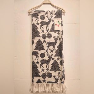 🎁Texteis Penedo Holiday Throw Blanket - Iced Charcoal